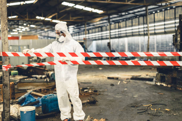 Professional Odor Removal technician working in Concord, VA